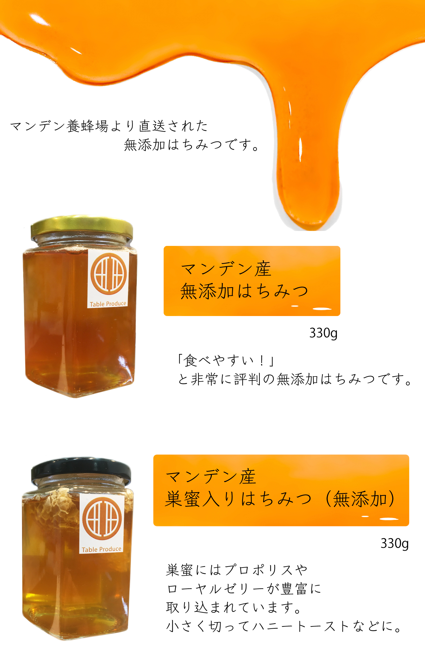 マンデン産蜂蜜